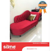 Sofa thư giãn relax sofa giường Sitme vải màu đỏ hồng
