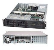 Máy chủ Supermicro SuperChassis 822T-400LPB (Black) (CSE-822T-400LPB) E5-2680 v3 (Intel Xeon E5-2680 v3 2.50GHz, RAM 16GB, 400W, Không kèm ổ cứng)