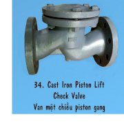 Van Một Chiều Piston Gang chuẩn PN16  IKONO CKS-CTI-10k DN 200