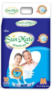 Tã dán cho người lớn SunMate (<65kg, hông 62 - 107cm)