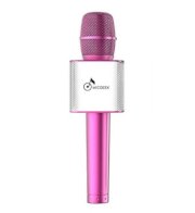 Microphone bluetooth kèm loa Micgeek Q9 - màu hồng