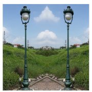 Cột đèn sân vườn DC07 - Nữ hoàng