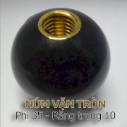 Núm vặn tròn Doti Ø35 - Răng trong 10mm