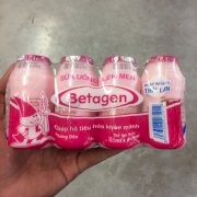 Sữa uống lên men Betagen hương dâu 85ml x4