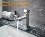 Vòi lavabo nóng lạnh inox 304 Bosta BLN 123S