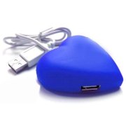 Hub USB 4 Cổng Hình Trái Tim (Xanh Nước Biển)  