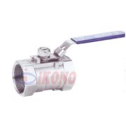 Van bi inox 304 1 thân (1 mảnh) nối ren IKONO DN06