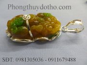 Mặt tỳ hưu đá ngọc dài 5,4 x 2,9 cm