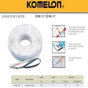 Thước nhựa sợi thủy tinh dùng thi công khoan cọc nhồi bê tông Komelon® 100m Hàn Quốc
