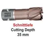 Mũi khoan từ hợp kim Schifler TCT Ø1 7.16 inch + 35mm