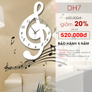 Đồng hồ nốt nhạc DH7