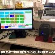 Máy tính tiền cho quán kem