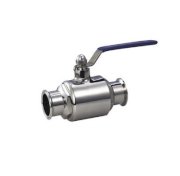 Van bi inox vi sinh kết nối kẹp Akizta 3/4 inch (DN 20mm)