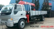 Xe tải JAC gắn cẩu unic 8.4 tấn