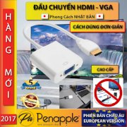 Cáp HDMI dạng hộp màu trắng HDMI - VGA ADAPTER