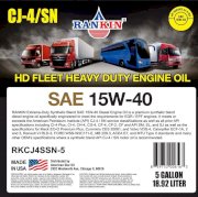 RAN*KIN Heavy Duty Fleet Engine Oils SAE 15W-40 CJ-4/SN