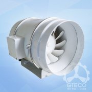 Quạt thông gió nối ống tiêu âm - Gteco KTD150