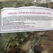 1KG LÁ TẮM NGƯỜI DAO ĐỎ SAPA