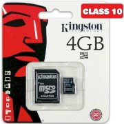 Thẻ nhớ Kingston MicroSD Class10 4GB