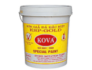 Sơn giả đá vẩy to Kova KSP - GOLD 4kg