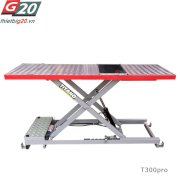 Bàn nâng xe máy thủy lực dùng điện Titano T300Pro - Đặt chìm/nổi, 300Kg