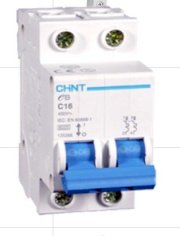 Cầu Dao Tự Động Chint  MCB (CB tép) eB 2P 6A (~40A)