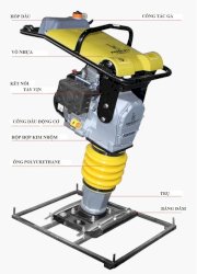 Máy đầm dùi PC0375149+ - 4kw prescott