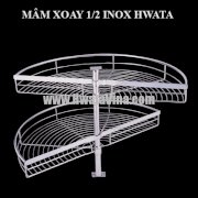 Mâm xoay bán nguyệt inox Hwata HWMX1/2