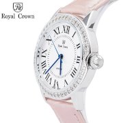 Đồng hồ nữ chính hãng Royal Crown 4601 dây da hồng
