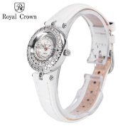 Đồng hồ nữ chính hãng Royal Crown 5308 dây da trắng
