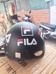 Nón bảo hiểm Fila, Sticker