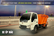 Xe tải ISUZU QKR55F chở rác thể tích thùng chứa 5m3
