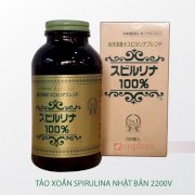 Thực phẩm bổ sung: Tảo xoắn Spirulina Nhật Bản 2200V
