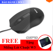 Combo - Chuột Máy Tính Dell 1200CPI +  Miếng Lót Chuột W3