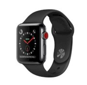 Đồng hồ thông minh Apple Watch Series 3 38mm Space Black Stainless Steel Case with Black Sport Band