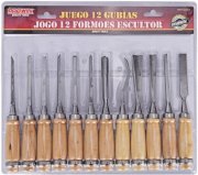 Đục gỗ điệu khắc mỹ nghệ Vỉ 12PCS