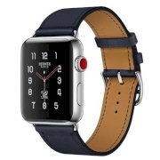 Đồng hồ thông minh Apple Watch Hermès Series 3 42mm Stainless Steel Case with Indigo Swift Leather Single Tour