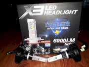 Bộ led headlight X3 siêu sáng cho ô tô 881 - 6000LM