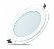 Đèn Led Panel Âm Trần Mặt Kính Tròn 18W