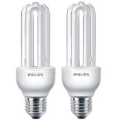 Bộ 2 Bóng đèn Compact 3U Essential 18W E27 Philips