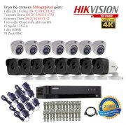 Trọn bộ 15 camera giám sát Hikvision TVI 5 Megapixel DS-2CE56H1T-ITM-15 Full 4K