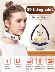 Máy Massage Cổ Cảm Ứng Xung Điện Từ 3D Thông Minh KL-5830