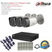 Trọn bộ 3 camera giám sát Dahua HD CVI 1 Megapixel HAC-HFW1000RP-S3-3