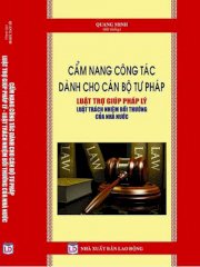 Cẩm Nang Công Tác Dành Cho Cán Bộ Tư Pháp , Luật Trợ Giúp Pháp Lý , Luật Trách Nhiệm Bồi Thường