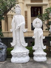 Tượng Phật Quan Thế Âm bằng đá điêu khắc