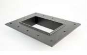 WallMax Rectangular Holed Flanged Frame WRHFF 60 1x1 Primed