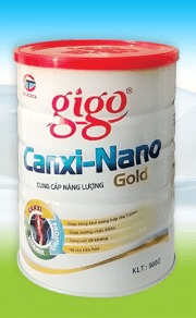Sữa GIGO Canxi - Nano Gold 900 GR