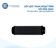 Lõi lọc cấp 2 than hoạt tính vỏ dừa GAC - Aquafilter