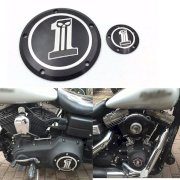 Ốp trang trí động cơ trái phải cho xe moto Harley Davidson 1584cc (Màu đen)