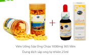 Combo NN viên uống sữa ong chúa 365v & NN dung dịch sáp ong tự nhiên